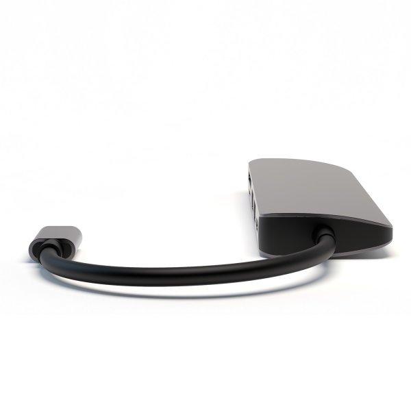 4smarts  4S468782 USB 3.2 Gen 1 (3.1 Gen 1) Type-C 5000 Mbit/s Grau 