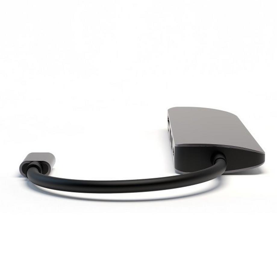 4smarts  4S468782 USB 3.2 Gen 1 (3.1 Gen 1) Type-C 5000 Mbit/s Grau 