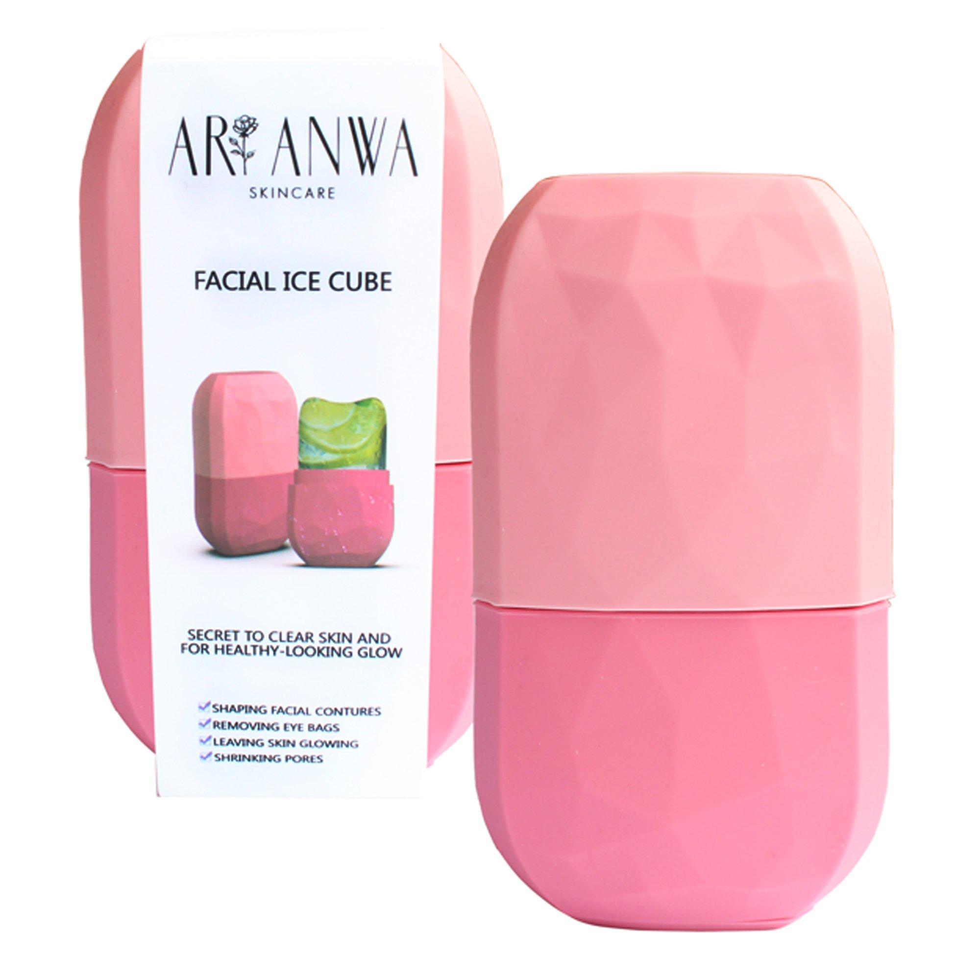 Image of Facial Ice Cube Rose- Massage Roller Tool Damen Hellrosa 180g