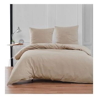 Flair Seersucker Tinta Unita Set Biancheria da Letto  