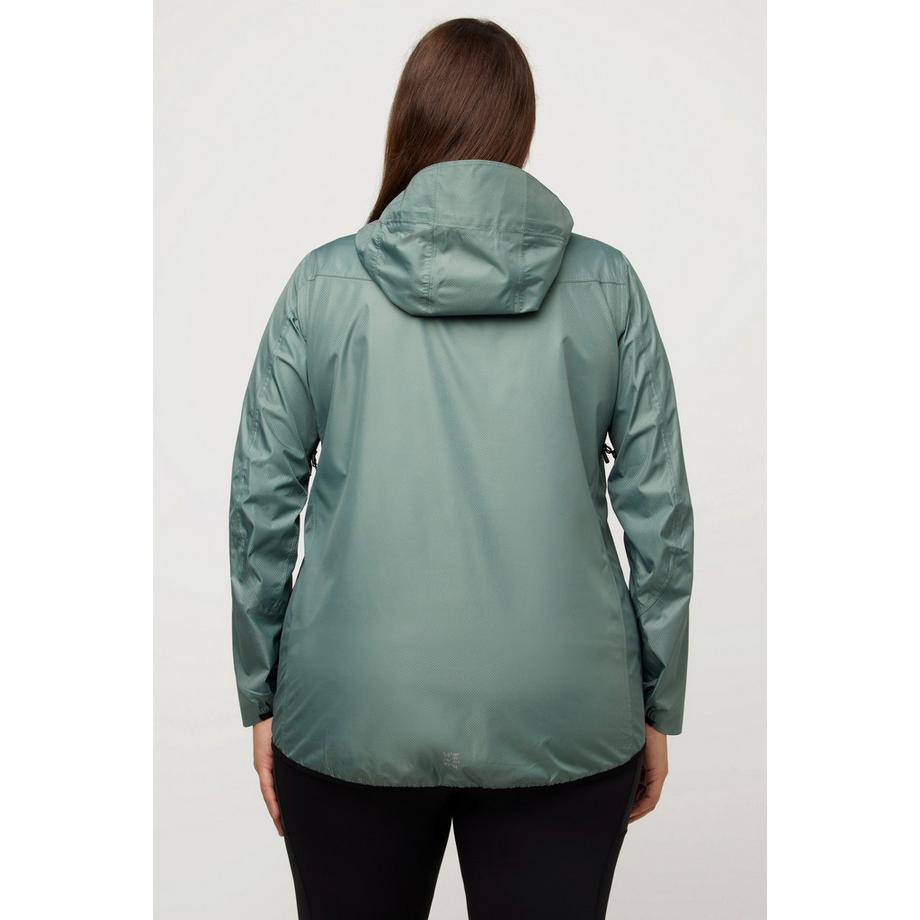 Ulla Popken HYPRAR Funktionsjacke wasserdicht mit Kapuze  