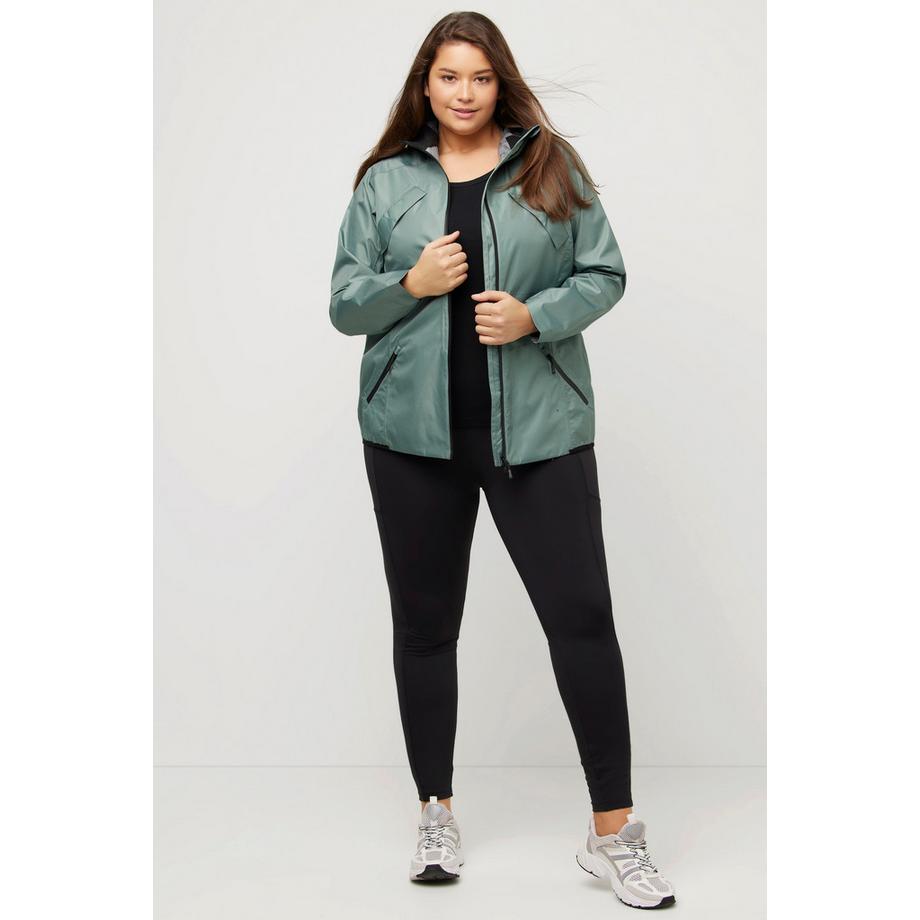 Ulla Popken HYPRAR Funktionsjacke wasserdicht mit Kapuze  