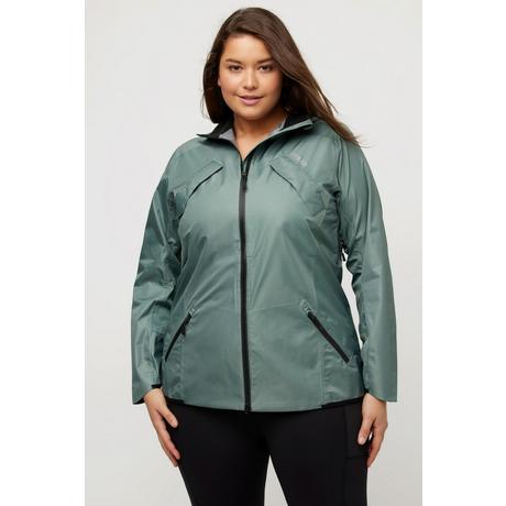 Ulla Popken  HYPRAR Funktionsjacke, wasserdicht, Bionic-Finish, Kapuze 