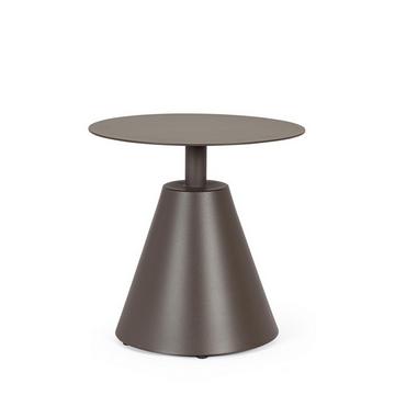 Table d&#039;appoint de jardin Aloha Cocoa ronde 50