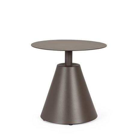 mutoni Table d&#039;appoint de jardin Aloha Cocoa ronde 50  