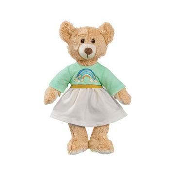 Teddy Rainbow mit Kleidchen (42cm)