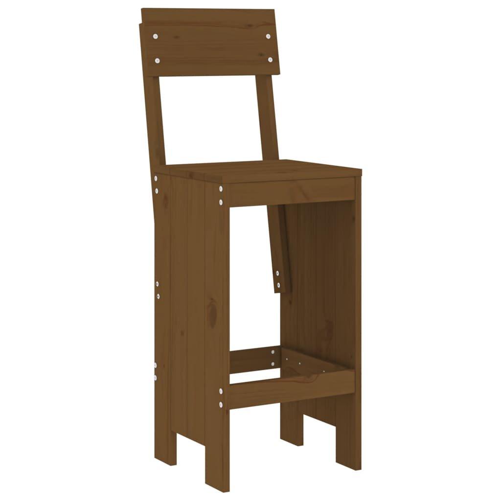 VidaXL Tabouret de bar bois de pin  