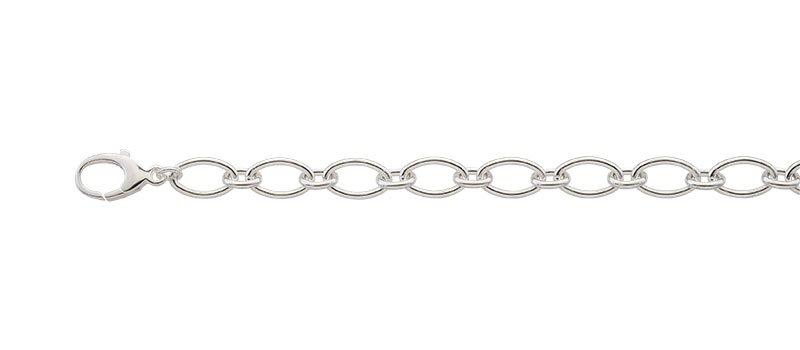 Image of Collier Anker Silber 925, 7.5mm, 45cm Unisex Silber 45cm