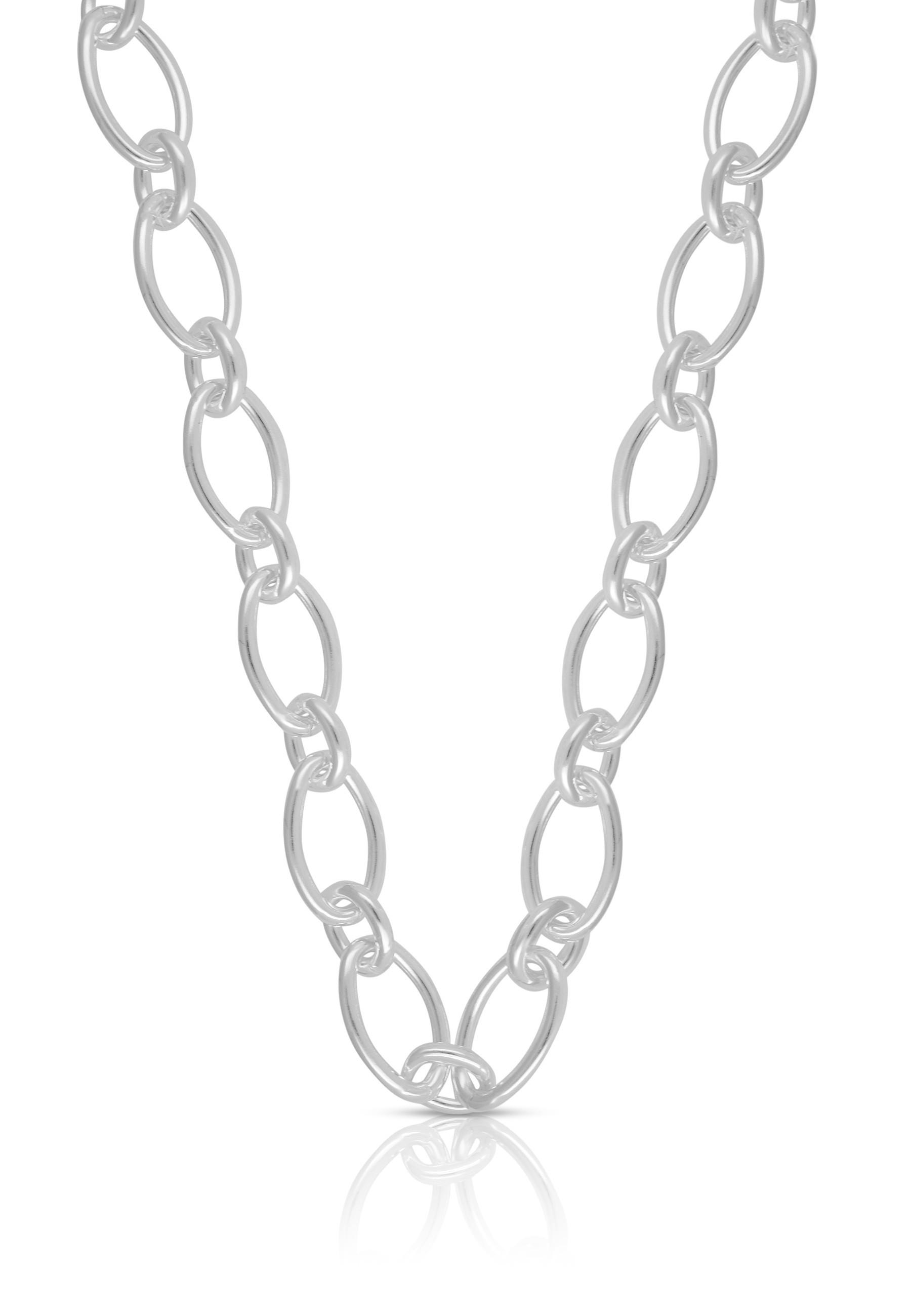 MUAU Schmuck  Collier Anker Silber 925, 7.5mm, 45cm 