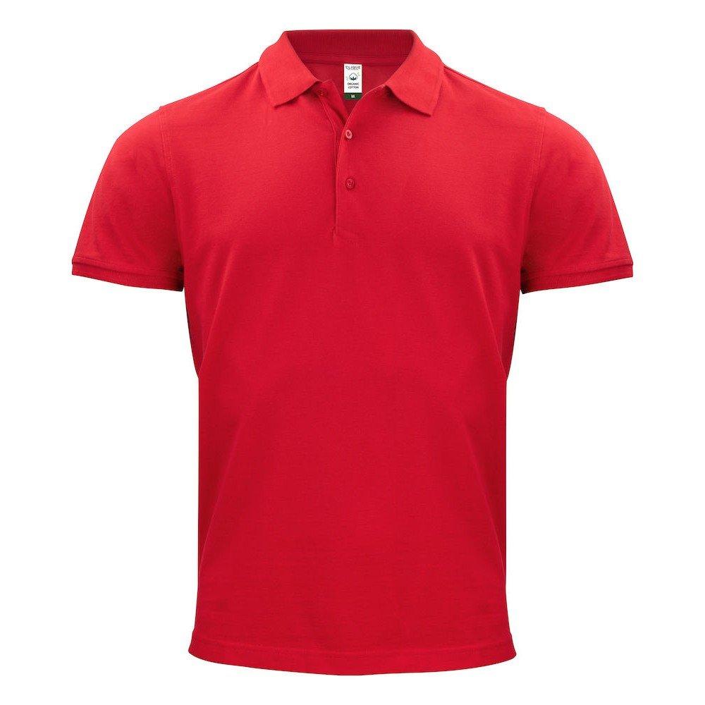 Image of Classic Poloshirt Herren Rot Bunt XL