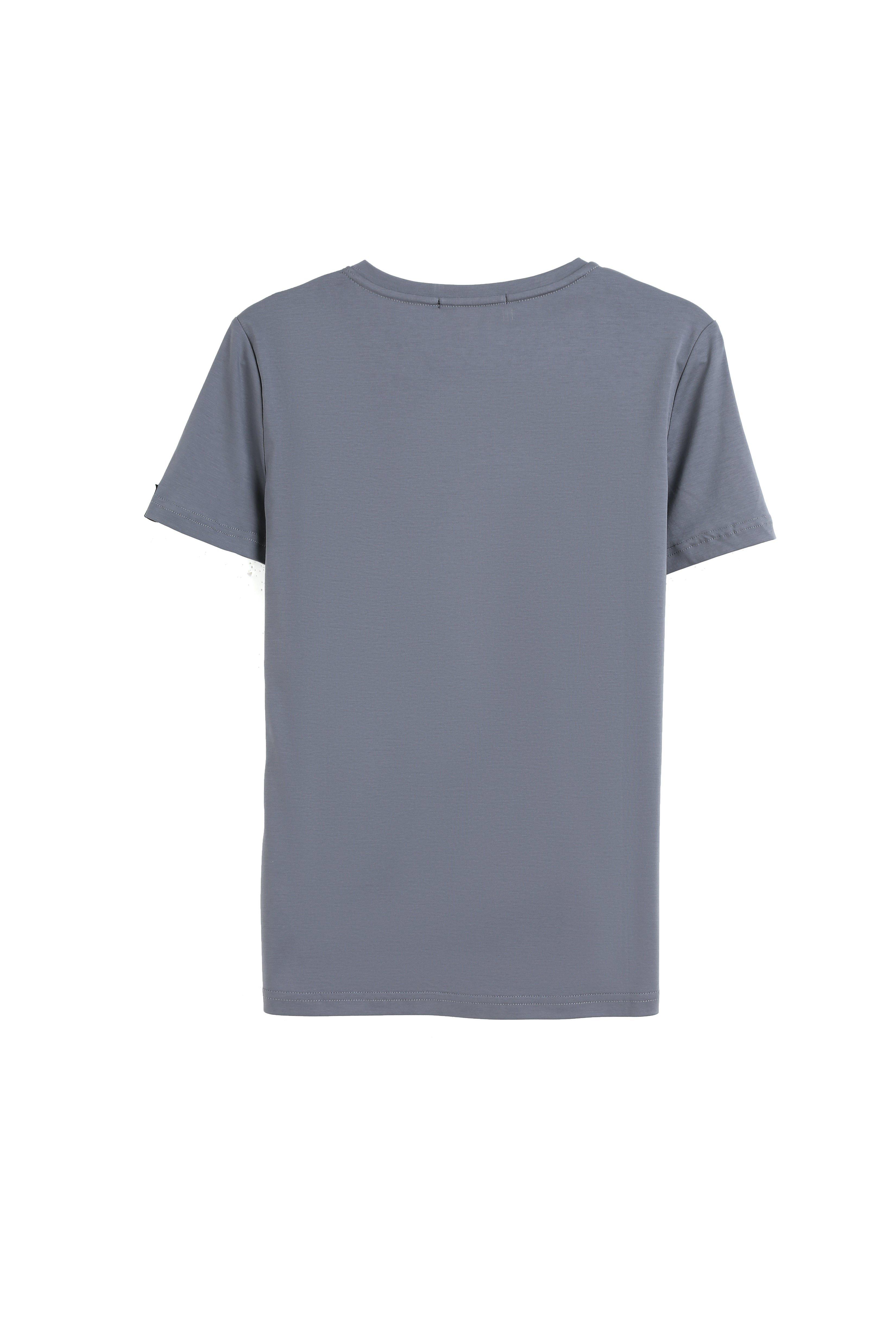 Bellemere New York  Grand T-shirt en coton à col rond 160G 