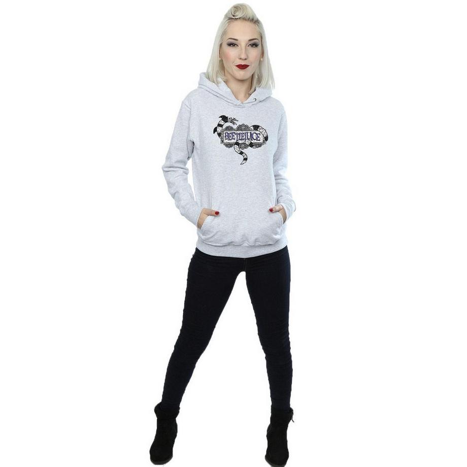 Beetlejuice Snake Logo Kapuzenpullover  