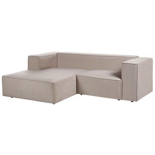 Beliani 2 Sitzer Sofa aus Samtstoff Skandinavisch VERNON  