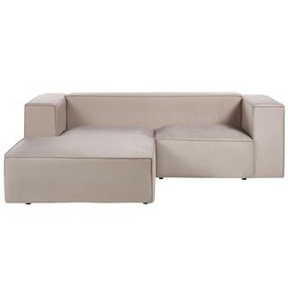 Beliani 2 Sitzer Sofa aus Samtstoff Skandinavisch VERNON  