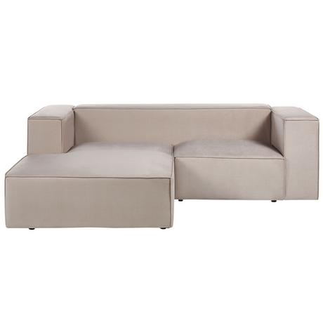 Beliani 2 Sitzer Sofa aus Samtstoff Skandinavisch VERNON  