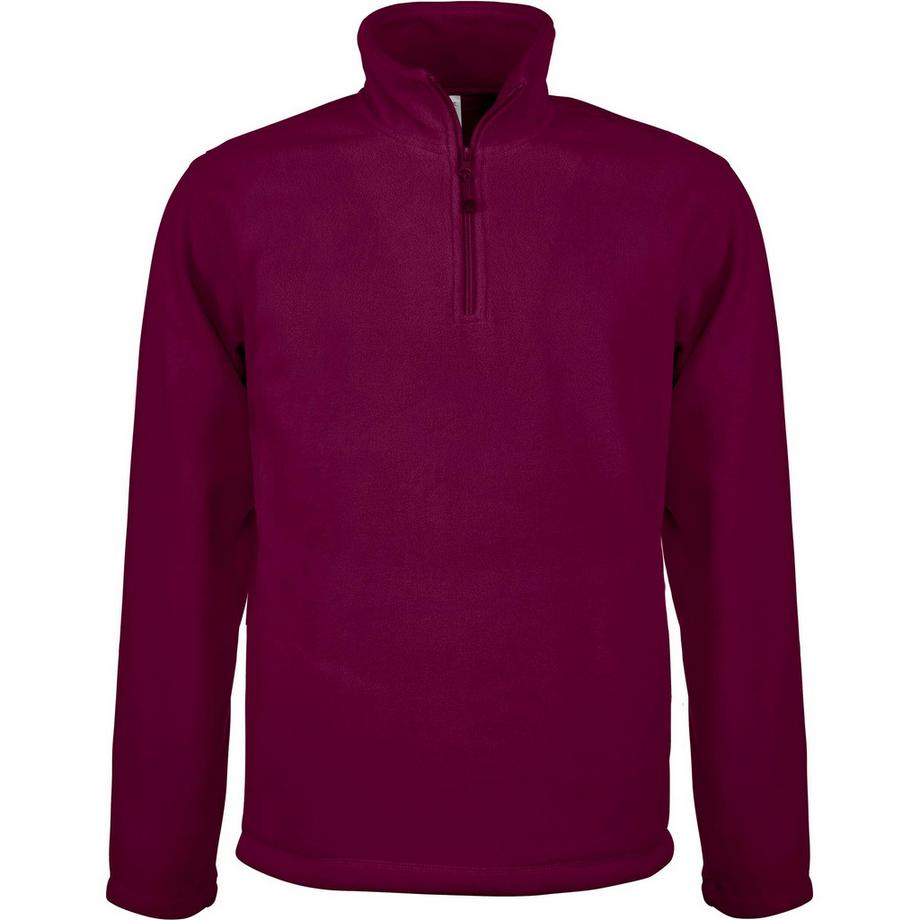 Kariban  fleecejacke mit reißverchlußkragen enzo 