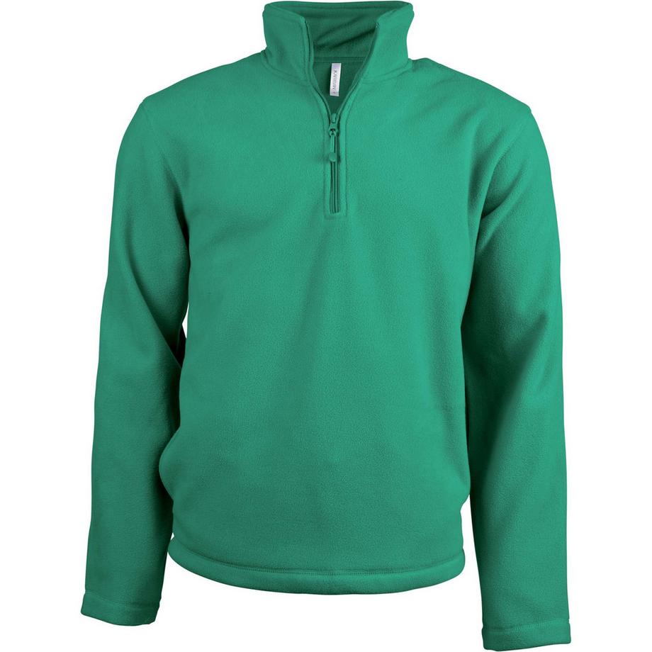 Kariban  fleecejacke mit reißverchlußkragen enzo 
