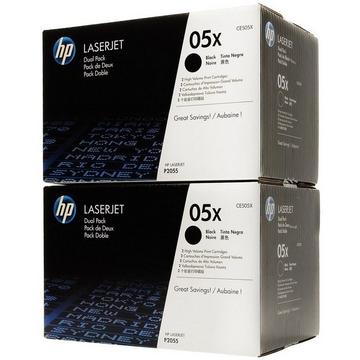 CE505X - pack de 2 toners LaserJet noir grande capacité authentiques