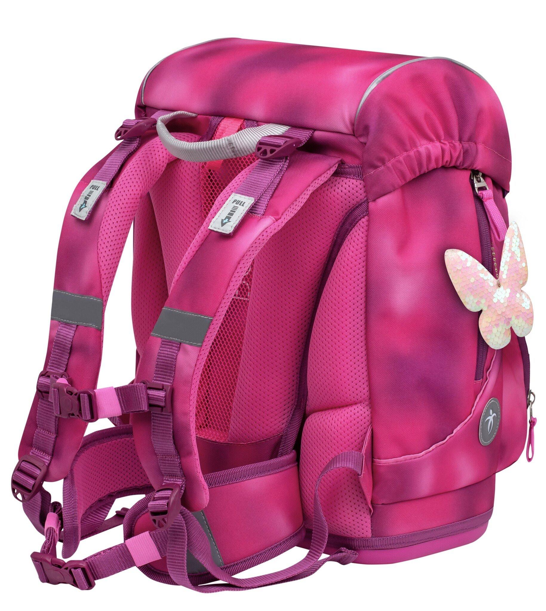 Belmil  MOTION Schulrucksack 5-teiliges-Set Shiny Pink 