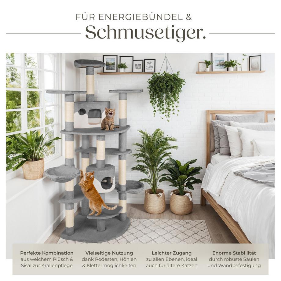 Tectake  Albero tiragraffi  Fippi 201 cm 