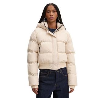 Superdry  gepolterte daunenjacke, damen uperdry hooded port 