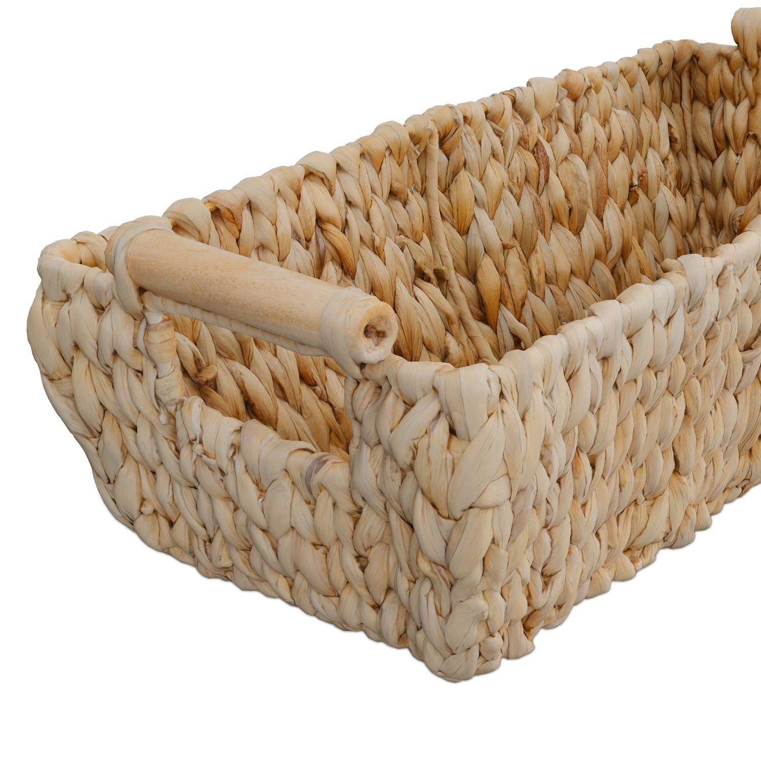 Northix Aufbewahrungskorb aus Wasserhyazinthe  