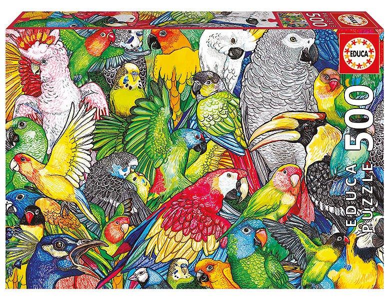 Image of Puzzle Papageien (500Teile)