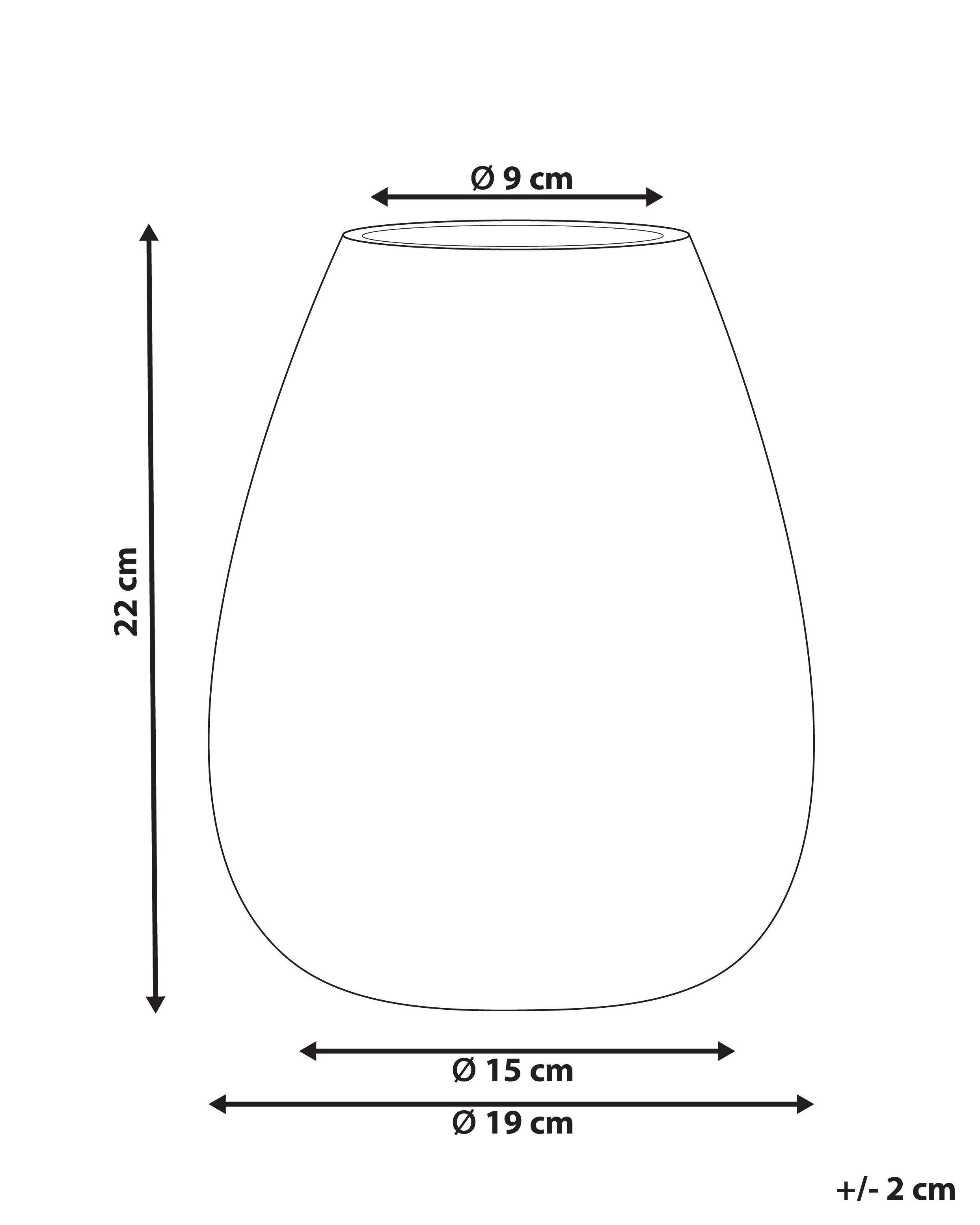 Beliani Vaso da fiori en Vetro Minimalista LIKOPORIA  