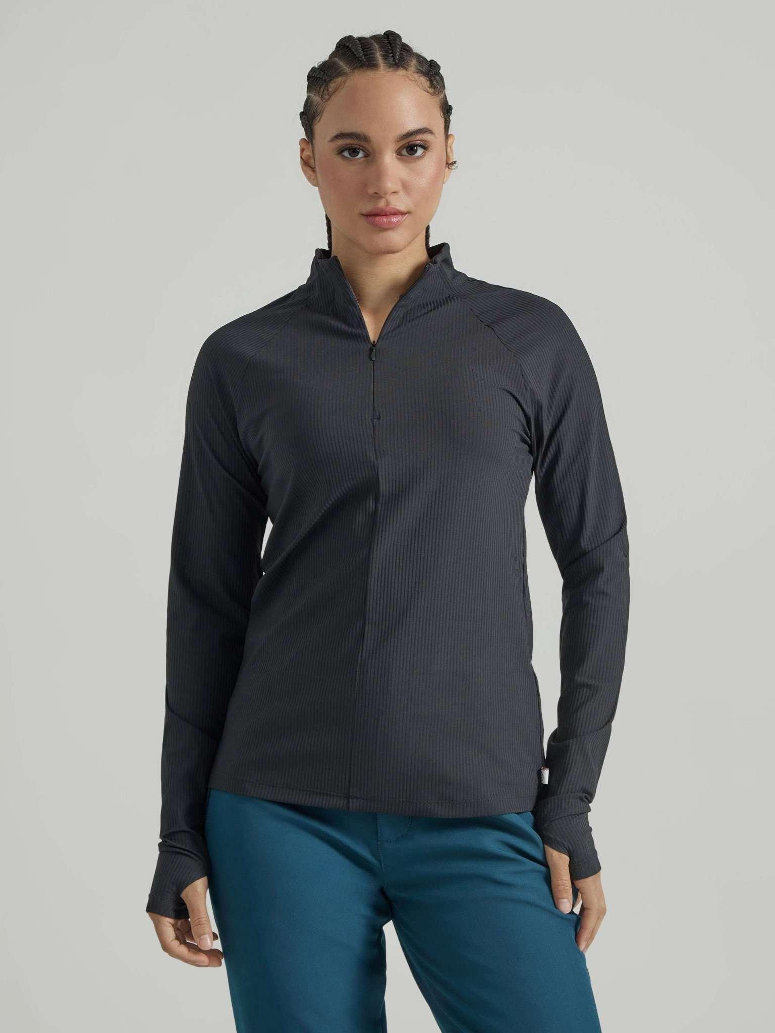 Image of Pullover Layering Knit Damen Schwarz XS