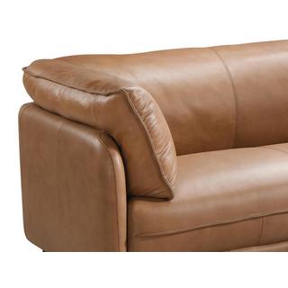 Vente-unique Sofa 4-Sitzer - Leder - Camelfarben - TACONA  