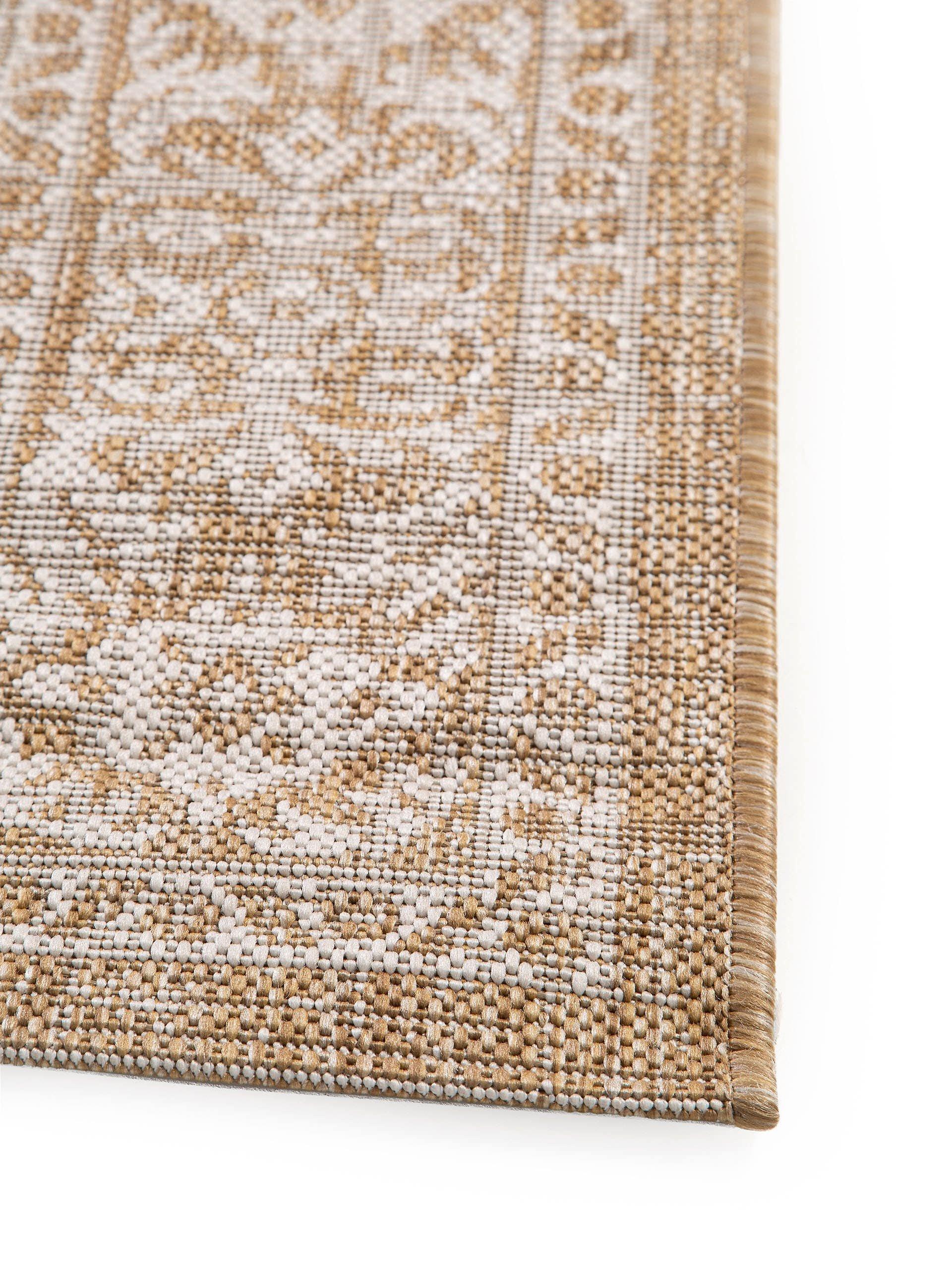 Benuta Tapis d'extérieur & intérieur Cleo Crème/Beige  