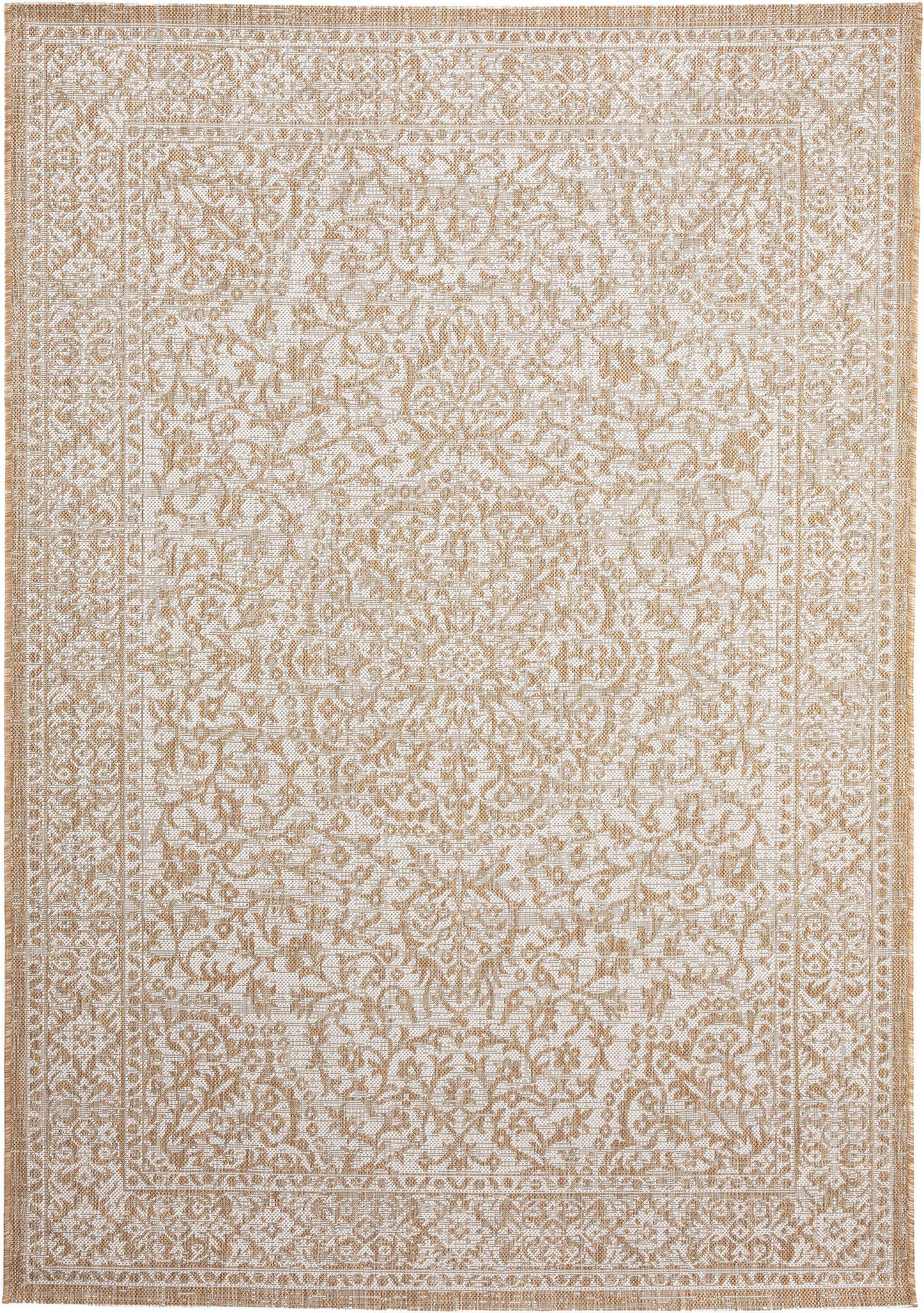 Benuta Tapis d'extérieur & intérieur Cleo Crème/Beige  