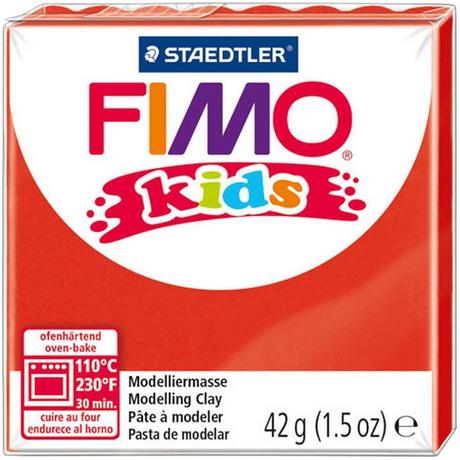 FIMO  Staedtler 8030002 composant pour poterie et modelage Argile à  modeler Rouge 42 g 1 pièce(s) 