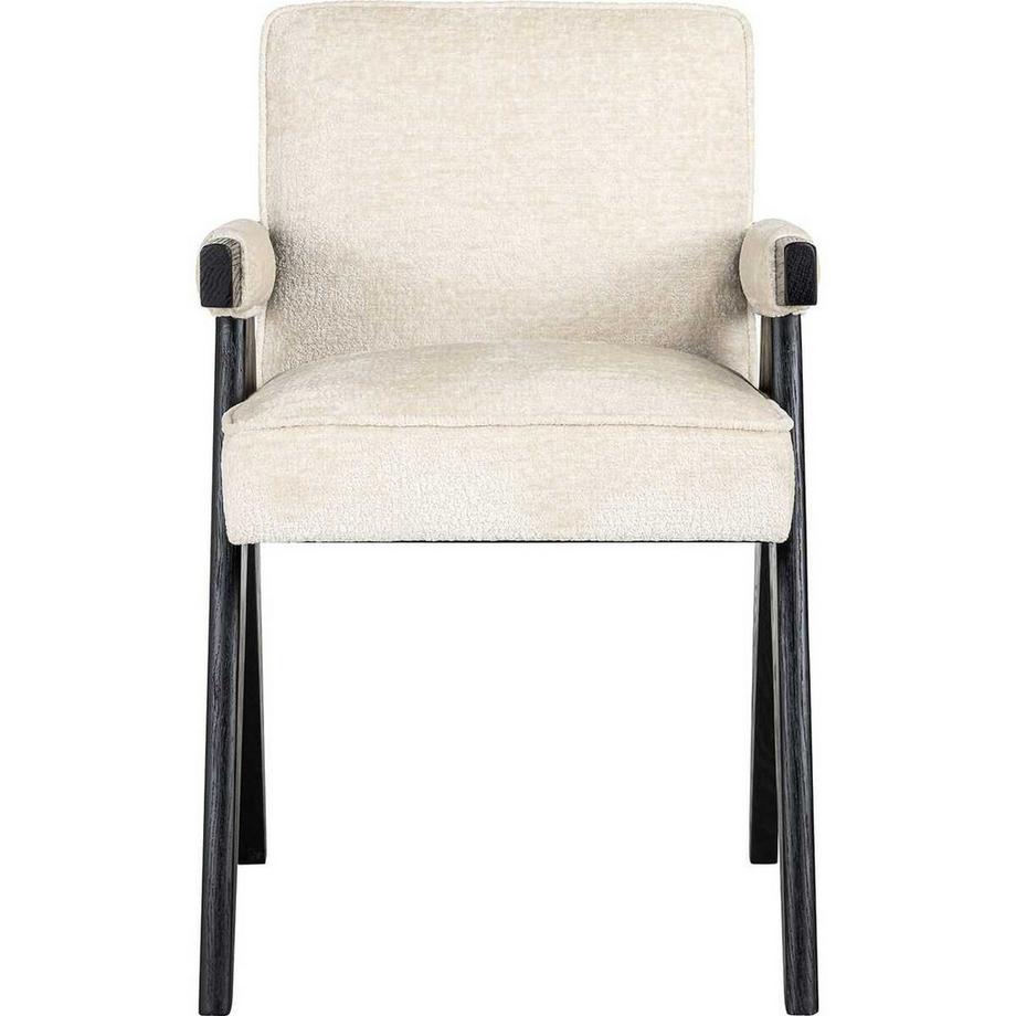 mutoni Chaise de salle à manger Cooper chenille  