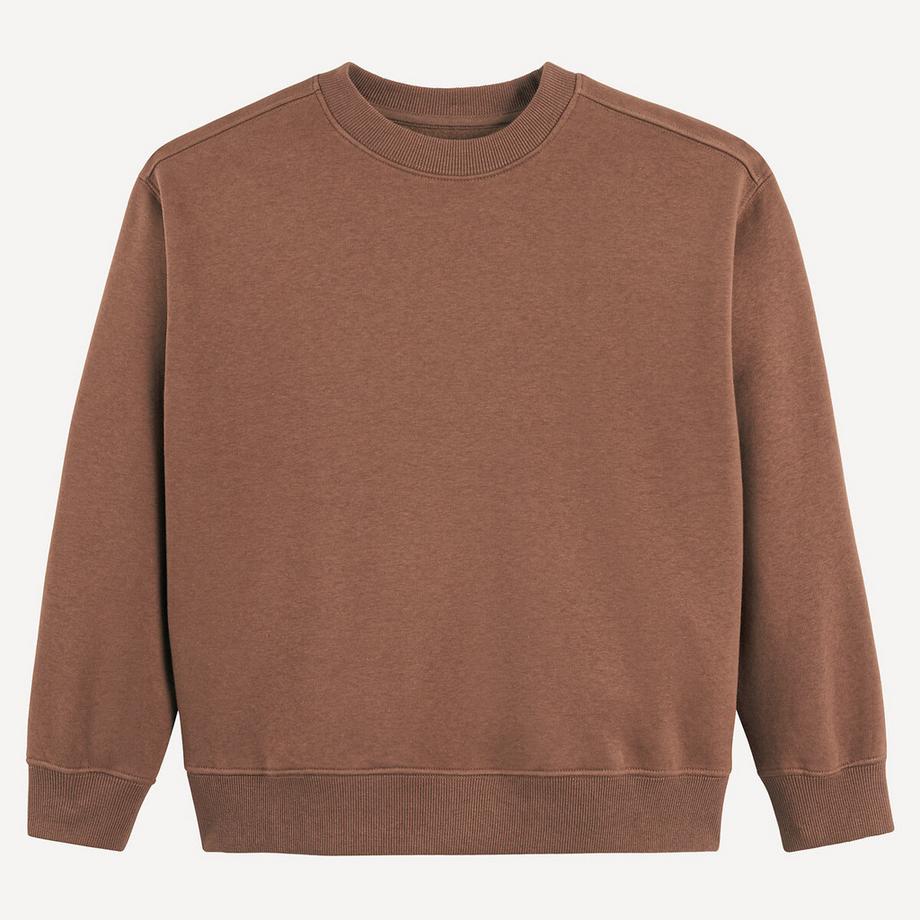 La Redoute Collections  Sweatshirt mit Rundhalsausschnitt 