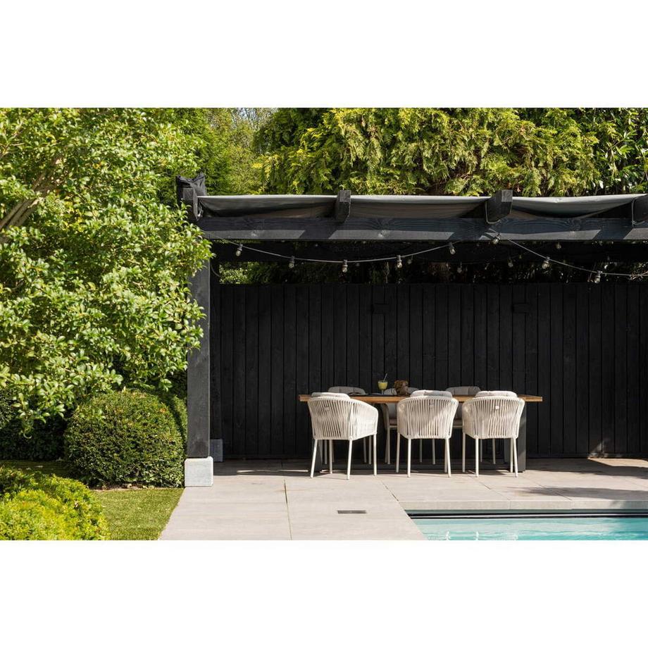 mutoni living Gartenstuhl Yukon hellgrau  