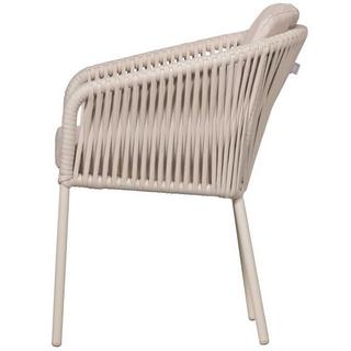 mutoni living Chaise de jardin Yukon gris clair  