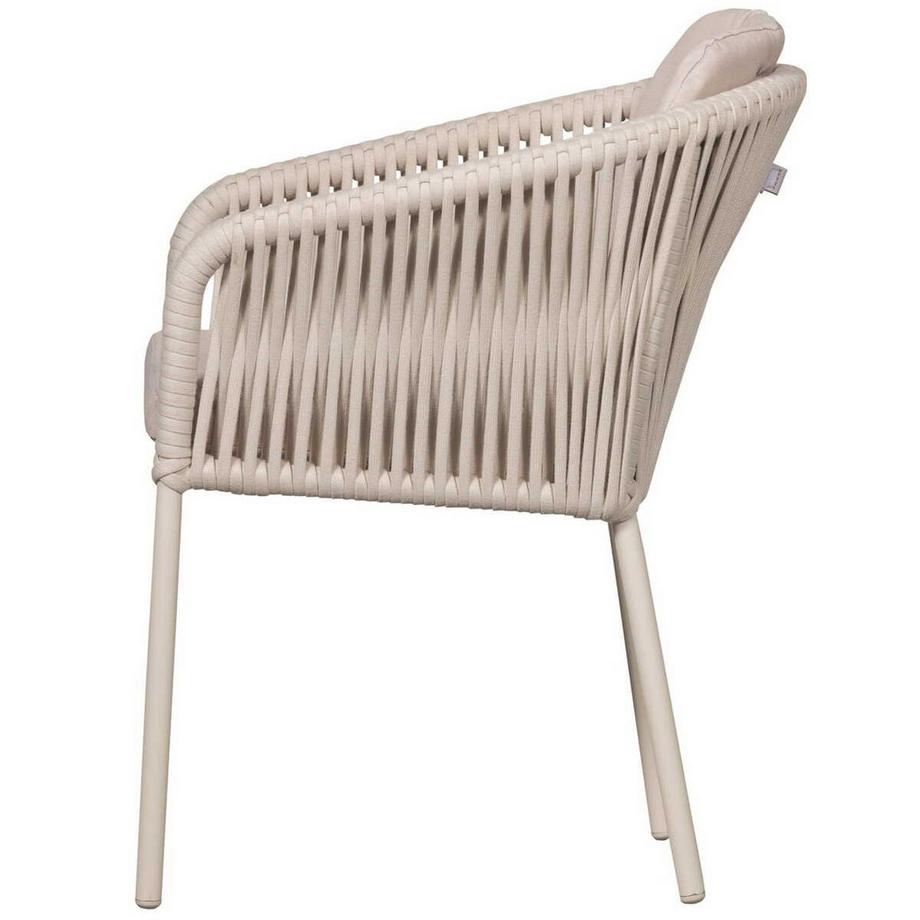 mutoni living Gartenstuhl Yukon hellgrau  