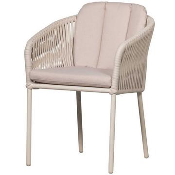 Chaise de jardin Yukon gris clair