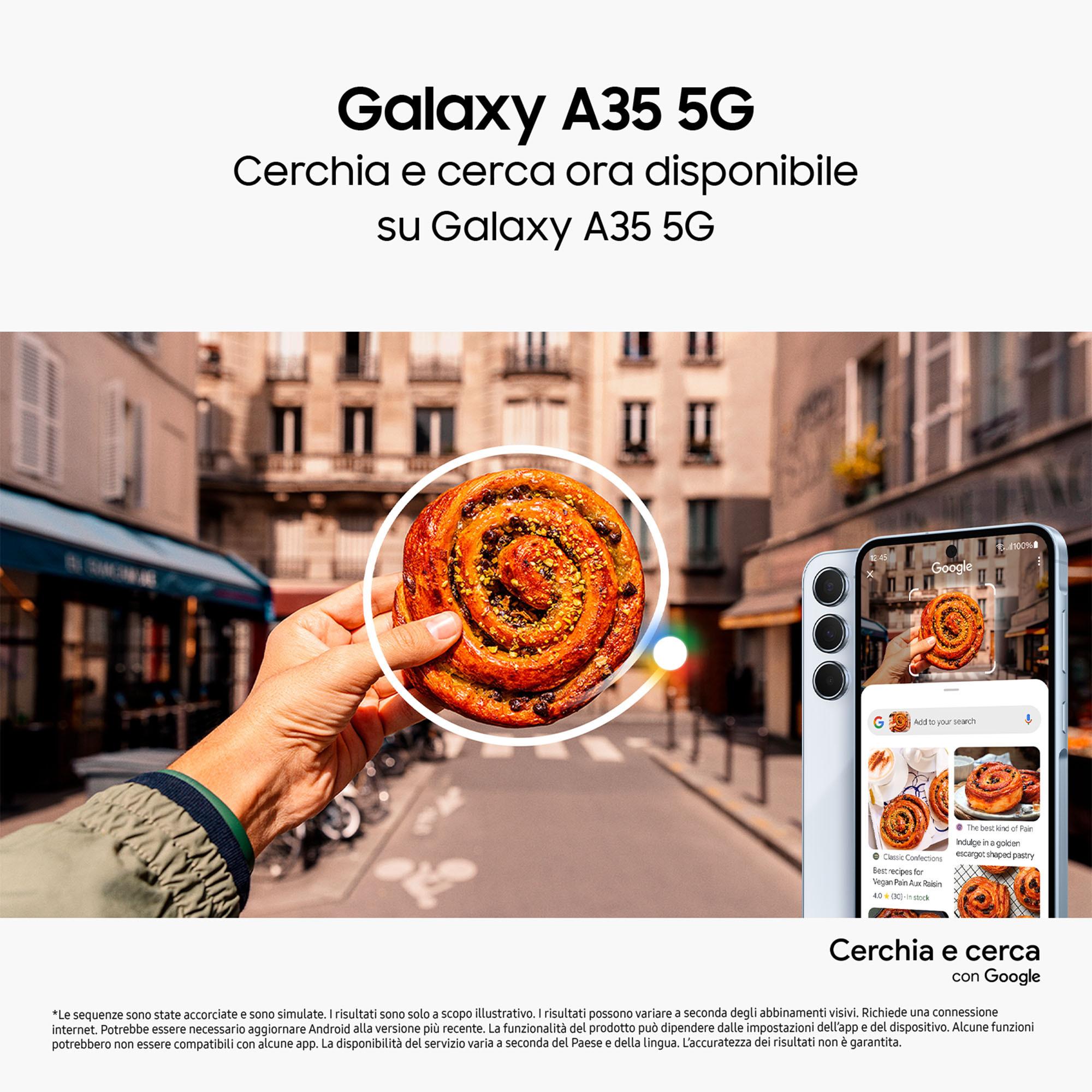 SAMSUNG  Galaxy A35 5G 16,8 cm (6.6") Double SIM hybride Android 14 USB Type-C 6 Go 128 Go 5000 mAh Marine 