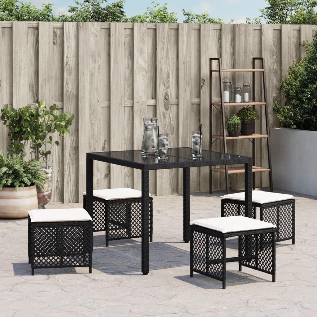 VidaXL  Gartenhocker poly-rattan 