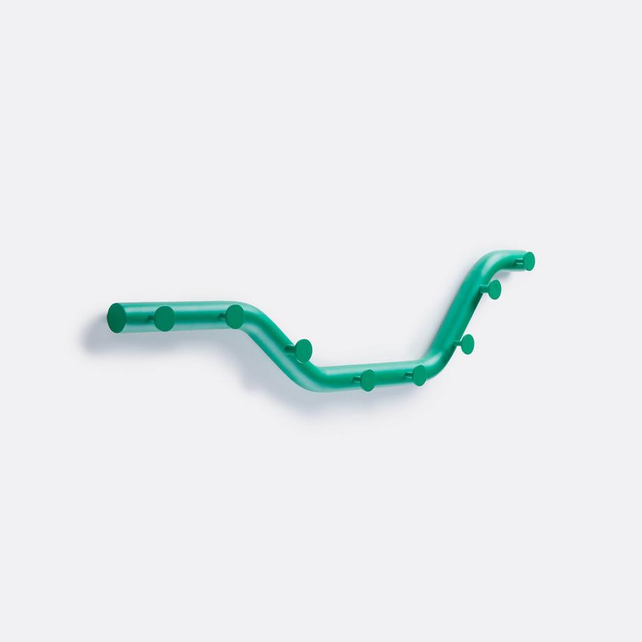 Wandgarderobe Tubi mit 8 Haken