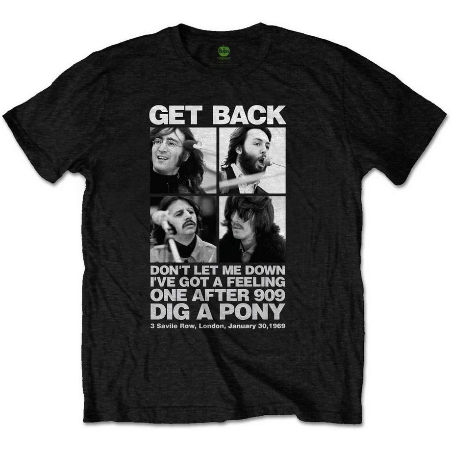 The Beatles Get Back Grafikdruck T-Shirt  