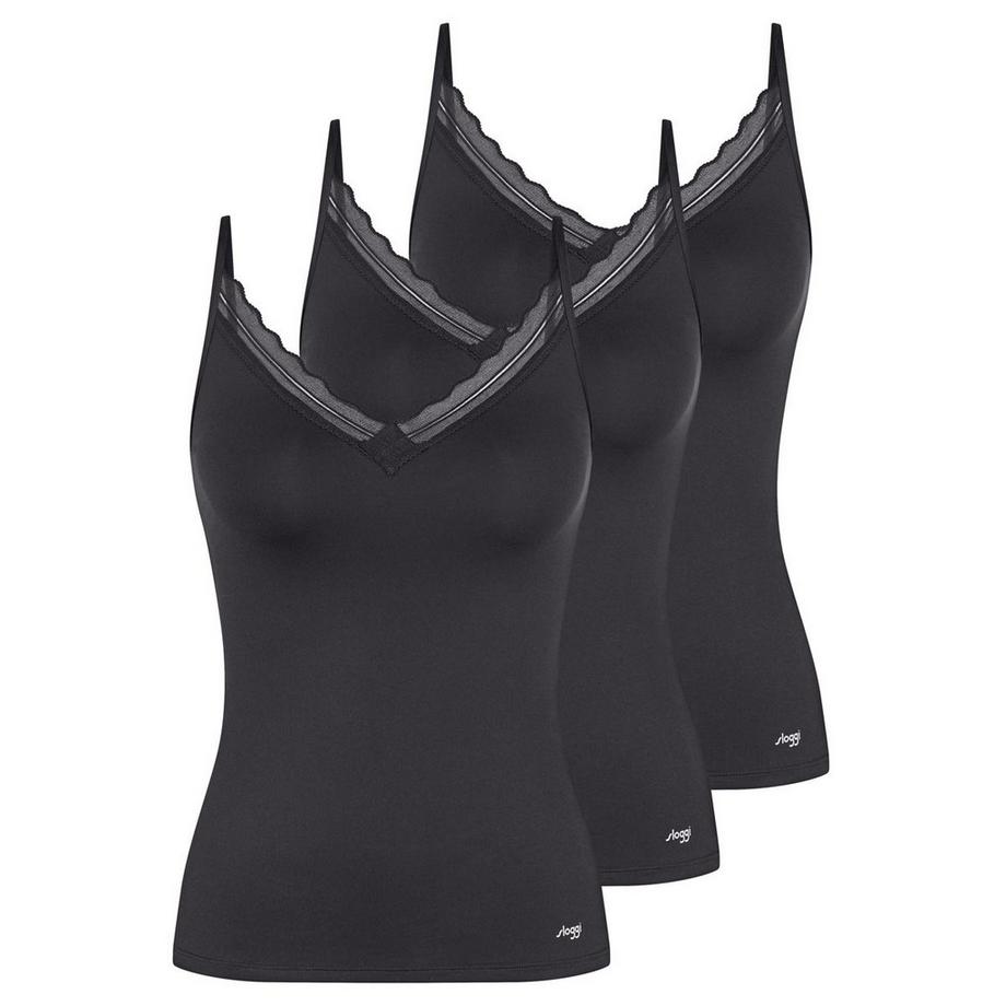 Go Blush lot de 3  - tops à bretelles spaghetti