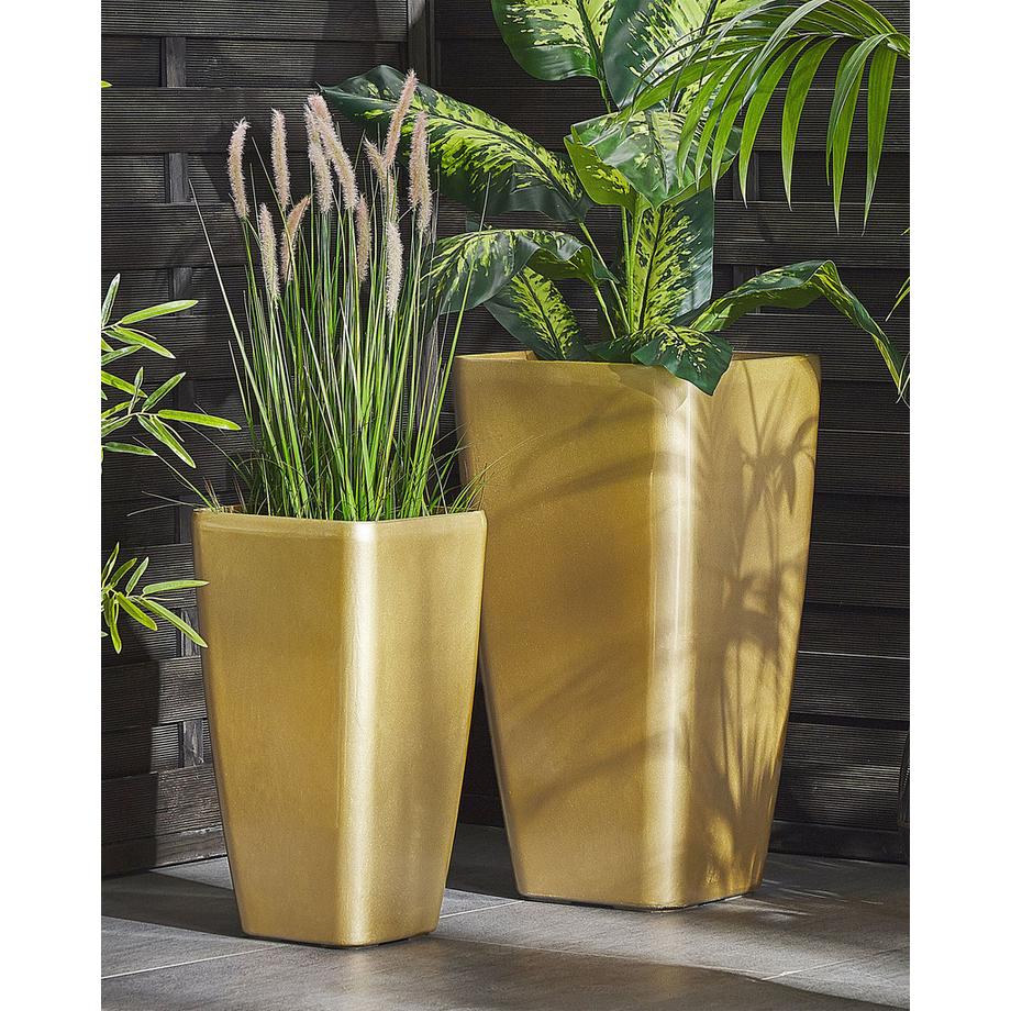 Beliani Vaso per piante en Fibra d'argilla  MODI  