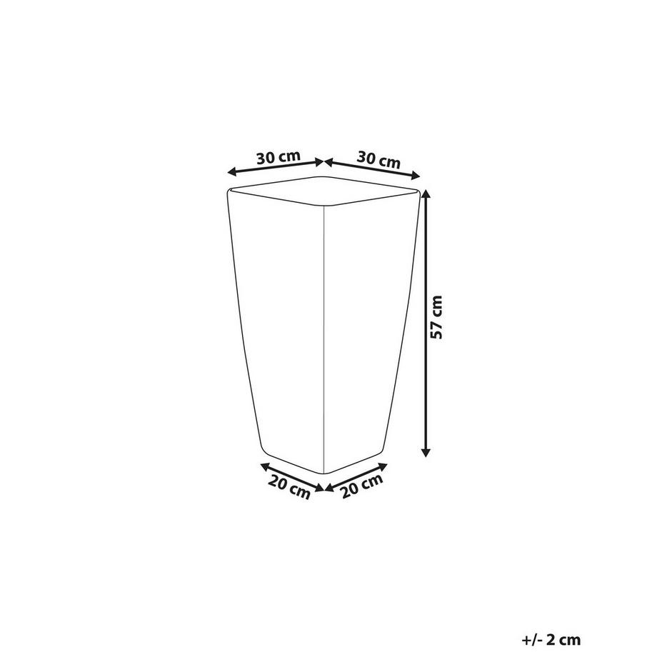 Beliani Vaso per piante en Fibra d'argilla  MODI  