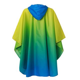 Alopini Mantella antipioggia con cappuccio cerniera impermeabile riutilizzabile  