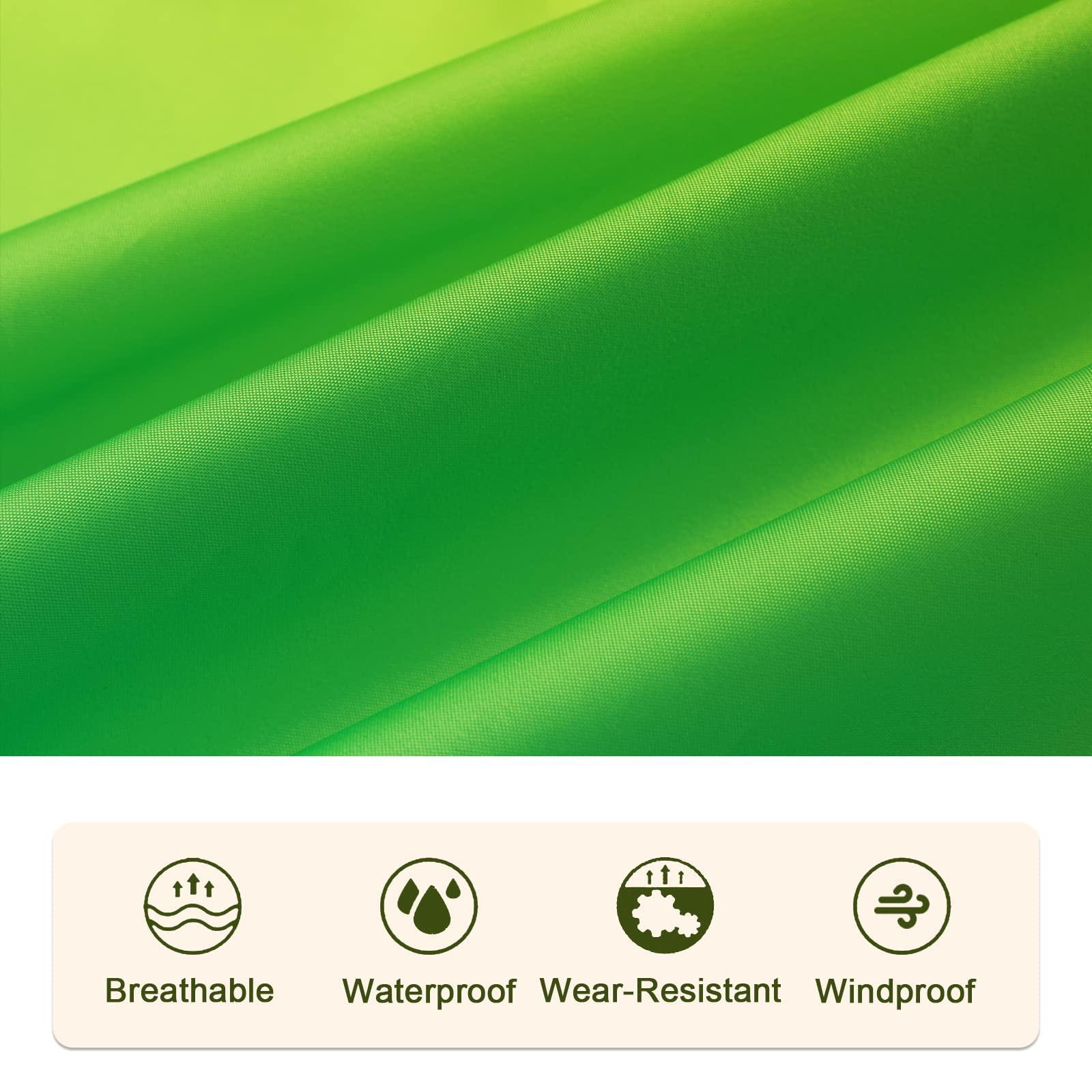 Alopini Mantella antipioggia con cappuccio cerniera impermeabile riutilizzabile  