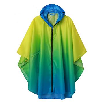 Regencape mit Kapuze Reißverschluss, wiederverwendbare Regenmantel, regen Poncho Fahrrad Wandern