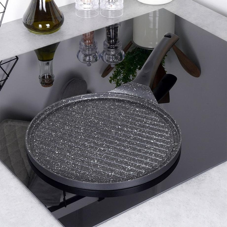 Orion  Grillpfanne mit Antihaft-Granitbeschichtung für alle Küchen 